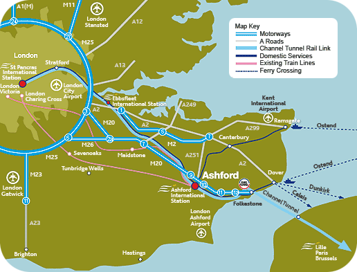 Ashford Location Map Ashford Location Map